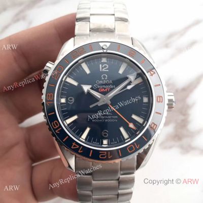 Omega Seamaster GMT Swiss 8605 Replica Watch Dark Blue Ceramic